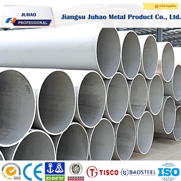  200 300 400 Series Welded Polished Ornamental Mechanical Stainless Steel Pipe 