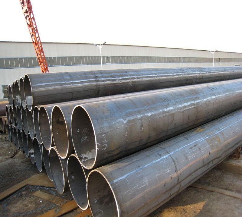  ERW Welded Steel Piping Carbon Black Structure Steel Pipe 