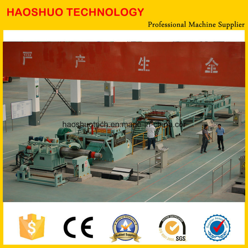 China Auto-Stacking Steel Leveling and Cutting Line