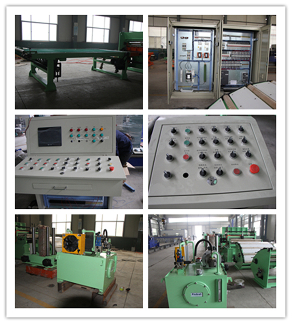  Steel Coil Cross Shear Cut to Length Line Machine 