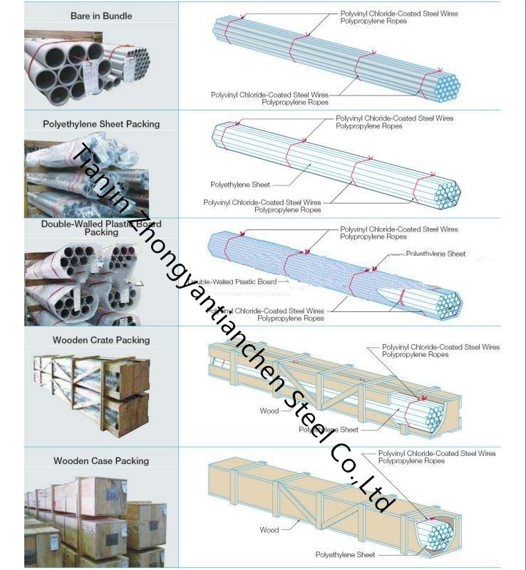  201 Welded/Seamless Stainless Steel Tube/Pipe for Decoration 