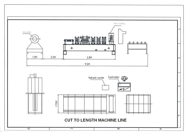  Ce Standard Slitting Cut to Length Machine/Cutting Machine Tool 