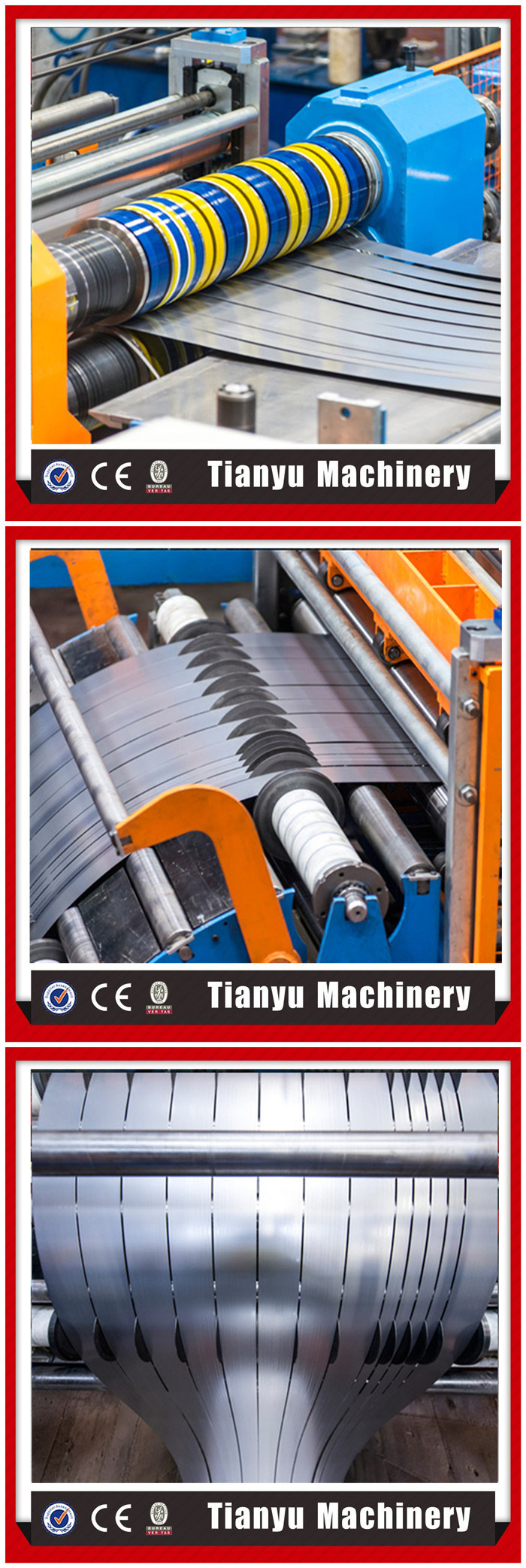  CNC Thin Plate Uncoiling Cut to Length and Slitting Line Machine 